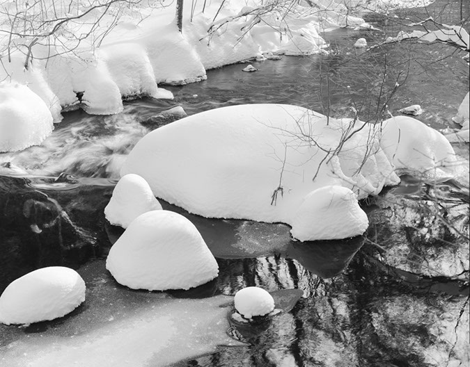 Winter Stream, Joe English Reserve, Amherst, NH 2002